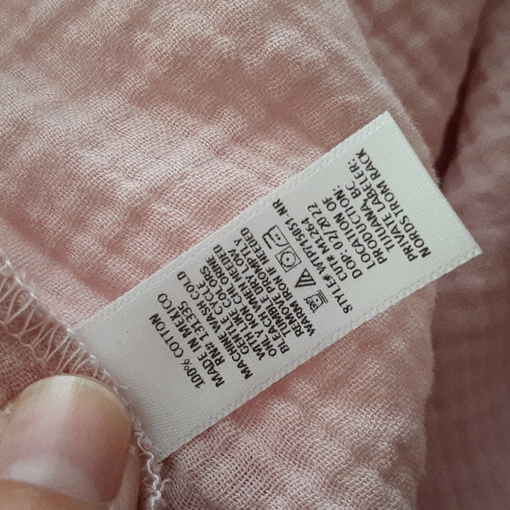 Nordstrom walking on sunshine light pink tank top size XL in women's - Picture 3 of 5
